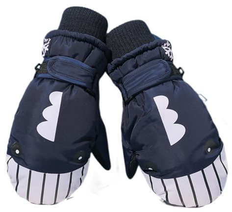 Counius Gants de Ski pour Enfants,Gants Enfant,Gant Moto Enfant,Gants Ski Enfant d'hiver Mitaine Moufle Imperméables,Gants Velo Enfant pour Neige Ski Snowboard Vélo Équitation Sport 5-10 Ans