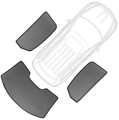 SQOFJGIGN Seitenscheibe Sonnenschutz Für Mercedes Für Benz A-Klasse Fließheck W169 2004-2011 Auto Sonnenschutz Vorne Hinten Seitenfenster Sonnenschutz Sonnenschutz Blenden(3Pcs Rear Windshield11)