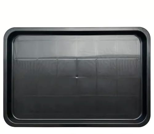 QSNYJPL PVC Plastic Drain Pan, Water Tray with Rounded Corners, Rectangular under Sink Drip Tray, Strong Load-bearing for Home, Kitchen(93x45x3.5cm/37x18x1.4in)