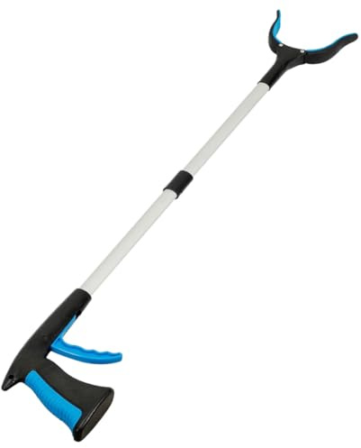 DECOMELODY Pince De Ramassage Pliable Avec Pince Élastique Renforcée Outil Extension Pour Récupération Des Déchets Jardin Bureau Maison Pour Seniors Et Personnes à Mobilité Réduite