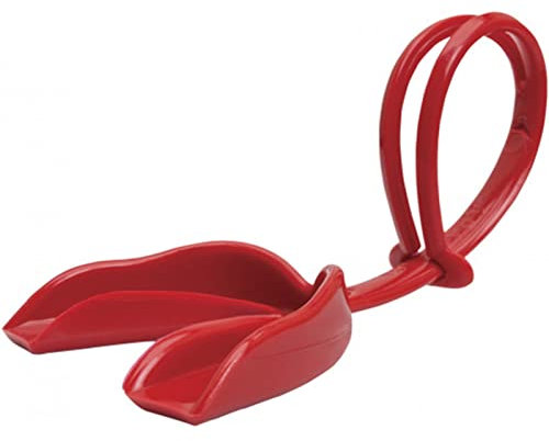 LKZL Premium-Gummi-Schild, 2 Stück Mundschutz, Zahnschutz für Kontaktsportarten, Sportmundschutz für Boxen, MMA, Rugby, Muay Thai, Eishockey und Kampfkunst (Color : Red)