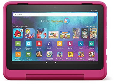 Amazon Kid-Friendly Case for Fire HD 8 tablet | Only compatible with 12th-generation tablet (2022 release), Rainbow Universe