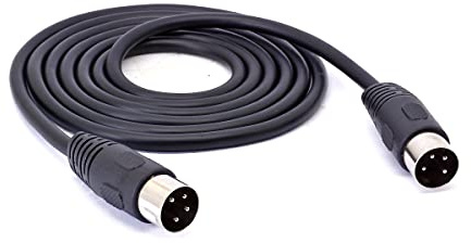 Câble HTGuoji DIN 4 broches - 1,5 m - Mâle à mâle - Résistant aux hautes températures - Pour enregistreur vidéo numérique DVR et appareils audio DIN