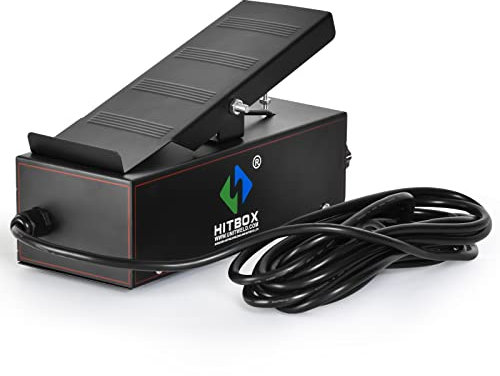 HITBOX Pedal TIG de Control Remoto 5 Pines para Soldadora TIG Pulse AC/DC Compatible con HBT250P