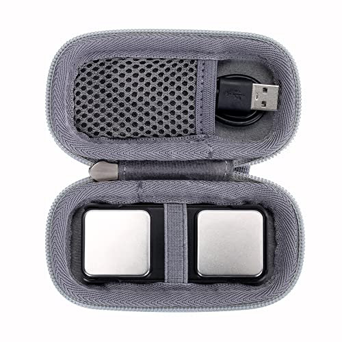khanka Hard Case for AliveCor KardiaMobile ECG Monitor, Fits KardiaMobile 6L/6L Max, 6-Lead Personal EKG Device, Portable Heart Monitor Storage Case (Case Only)（Gray）