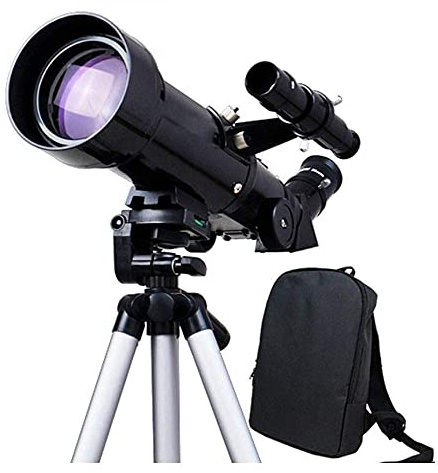 Télescope - Télescope réflecteur pour débutants - Optique en Verre entièrement revêtu - Trépied à Hauteur réglable - Logiciel d'astronomie Bonus Cadeau de télescope Parfait pour Les Enfants