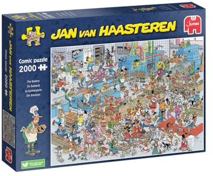 Jumbo 1110100311 Bageriet 2000 stycken pusselspel, flerfärgad
