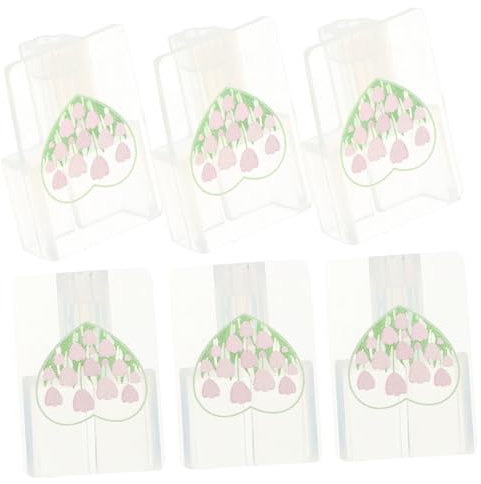 jojofuny 5pcs Cartoon Thread Biter Charging Cable Protector Data Lines Cover Tulip Design for Phone Charging Line Cover
