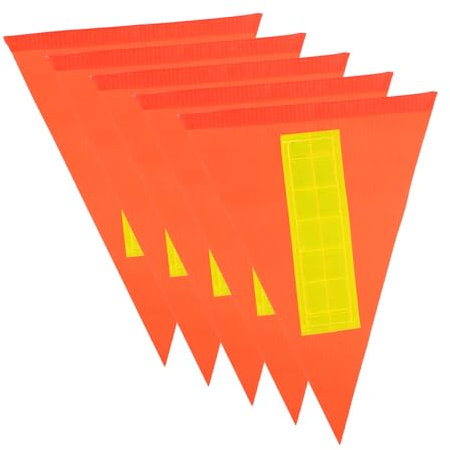 KOMBIUDA 5stücke Fahrrad Sicherheitsflagge Teilig Reflektierende Warnflagge Für Hohe Sichtbarkeit Strapazierfähiges Zubehör Für Kinderfahrräder Leicht Und Kompakt Für Sicheres Fahren