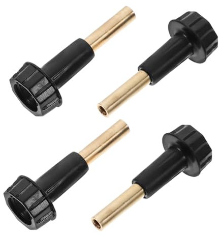 DOITOOL 4pcs Switch Extension Rod for Lamp and Fan Switches Replacement Knob Extension Rod for Home and Dorm Lighting