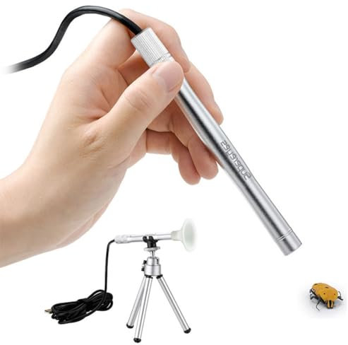 JMbpkduHs USB Digital Mikroskop Kamera, 11mm 500x Handheld Digital Mikroskop, Endoskop Endoskop Otoskop Mit LED