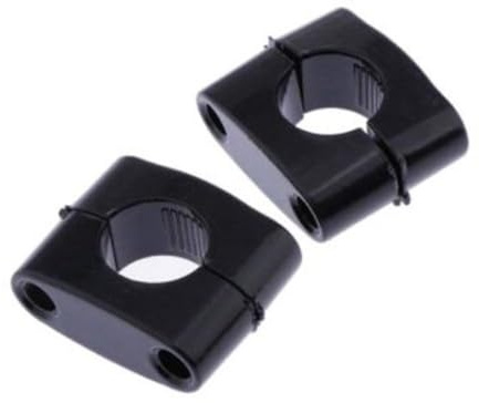 Guidon Moto Risers Accessoires poignée de Guidon en Alliage d'aluminium, Pince de Montage, Pince de Guidon de Moto, Adaptateur de rehausseurs de Barre de Graisse