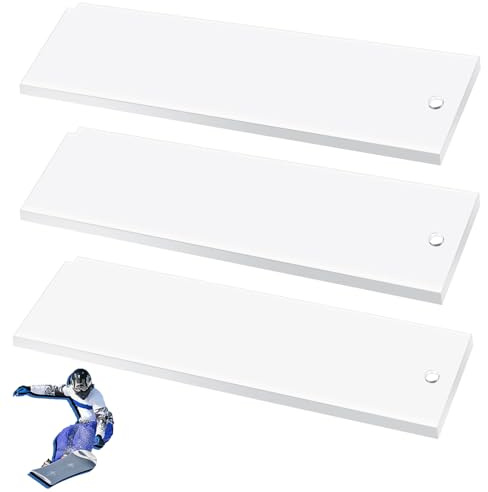 euluoziqing 3 Stück Skiwachs Abzieher, Snowboards Abziehklinge, 5mm Abziehklinge Ski zum Entfernen Snowboard Wax Scraper Wachsschichten von Skiern Verwendet
