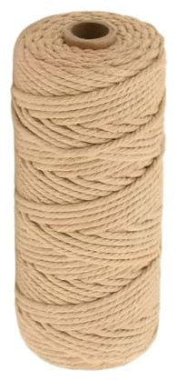 Juteschnur 3mm 200m Juteband Natur Robustes Juteseil und Paketschnur für Garten DIY Makramee Garn Geschenkverpackung Bindfaden Jutegarn Kordel Schnur