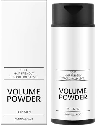 Texturpuder Für Männer,40g Texturierungsmittel Mit Nicht Klebendem Langanhaltendem Halt - Styling Pulver Für Haartextur - Für Männer Friseur Haarpflege Tägliche Stylingroutine Unterwegs