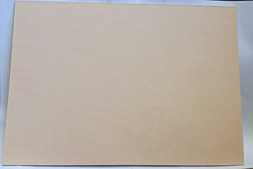 24x34 cm großer Lederzuschnitt, Blankleder, Dickleder, Punzierleder - kräftige, pflanzlich/vegetabil gegerbte Rindleder, Vollrindleder mit ca. 2-2,5 mm Stärke und unverfälschtem Narbenbild,