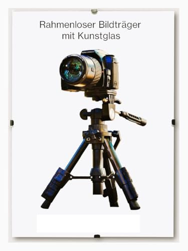 1a Bilderrahmen Clippo Rahmenloser Bildhalter Posterrahmen Cliprahmen 60X85 Cm Menge/Ausstattung: 1 Stck. / 1Mm Klares Kunstglas