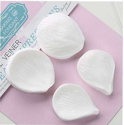 Case Cover 4pcs Hitzebeständige Petals Veiner Zucker Werkzeug Meridiane Blume Silikon Backform Simulation Gummi-pasten-Form Wiederverwendbare