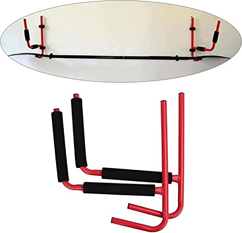 HACSYP Surfbrett-Ausstellungsständer, 1 Paar Kajak-Wandhalterung for den Innenbereich, Aufbewahrungsregal for Kanufahren, Surfen, Paddeln, maximale Kapazität 55 kg