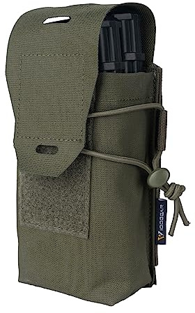 IDOGEAR Magazinbeutel Doppelmagazin-Tasche 5.56 MM Gewehrmagazin-Taschen Molle Double Stack Magazine Carrier Halterung