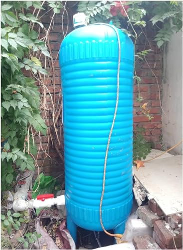 SAFWELAU Tanque de agua presurizada Contenedor Agua Tanque de presión de expansión con kit de montaje de válvula de bola, 50L 60L 100L 120L 150L 200L Tanques de agua presurizados para residencial/jard