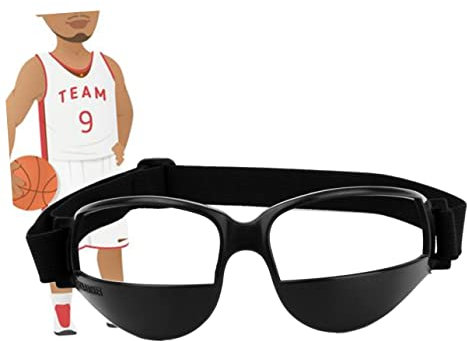 BESPORTBLE Basketball Trainingsbrille Anti-low Head Sportbrille Verstellbar Weiche Passform Ballkontrolle Verbesserung Für Spieler Training Zubehör