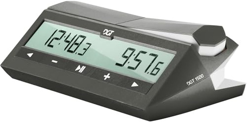 DGT 1500 Digitale schaakklok grijs
