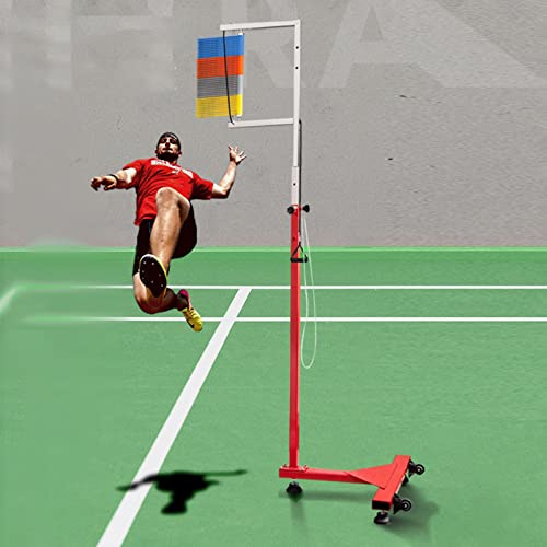 Tester per salti Verticali, attrezzo per salti Verticali ad Alta Resistenza con Ruote - Strumento di misurazione del Salto Regolabile da 1,7 a 3,6 m per Palestra Scolastica, Tester in Metall