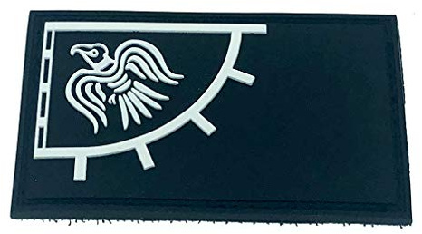 Odin's Rabe Viking Wikinger Schwarz PVC Airsoft Paintball Klett Emblem Abzeichen