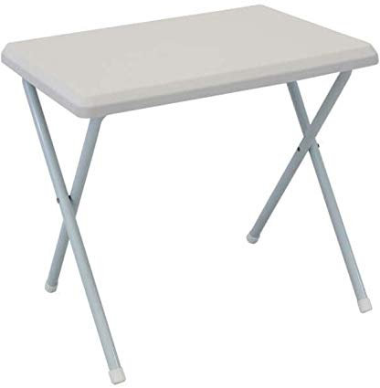 milani home Tavolino da Campeggio Pieghevole Salvaspazio in PVC