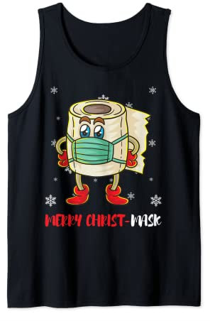 Toilettenpapier Rolle Maske Klopapier Desinfektionsmittel Tank Top