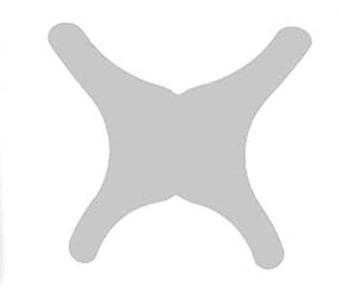 WZCXYX Ortodoncia Negro Fondo Foto Imagen Placa Contraste Oral Cheek Plate Autoclavable Dentista Herramienta(Size:B,Color:Gris)