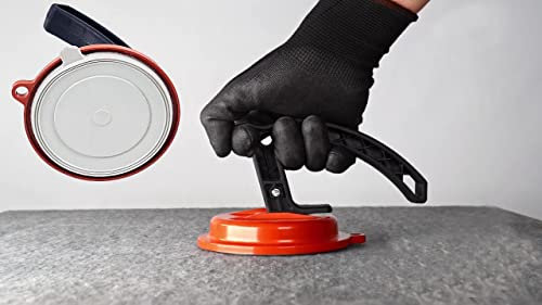 Raimondi Einhand Saugheber WEISS mit dreifach-Sauglippe für strukturierte Fliesen | Medusa Plus