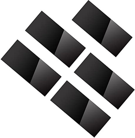 Lentille de Casque de Soudage,Lentille de Rechange de Plaque de Protection,Lunettes de Protection de Soudage,pour Souder La Feuille de Protection Extérieure Ou Intérieur 108X50MM 5 Pièces Tokaneit