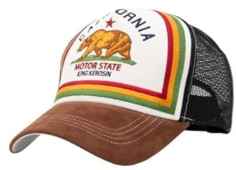 King Kerosin Cal Bear Unisex Cap braun/schwarz Streetwear