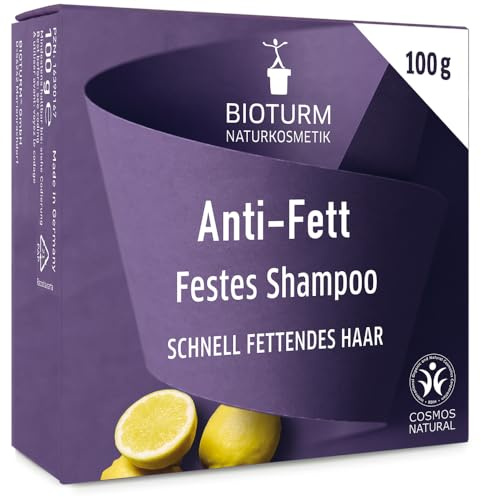 BIOTURM Festes Shampoo Anti-Fett 6 x 100 g