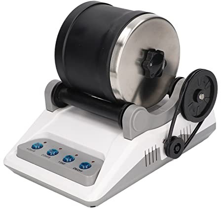 Rock Tumbler Kit, Steinbecher Set DIY elektrische Spielzeug mit rauen Edelsteinen Polieren Grits für Erwachsene Kinder 100-240V - Steintrommel Set für Juweliere und Steinsammler