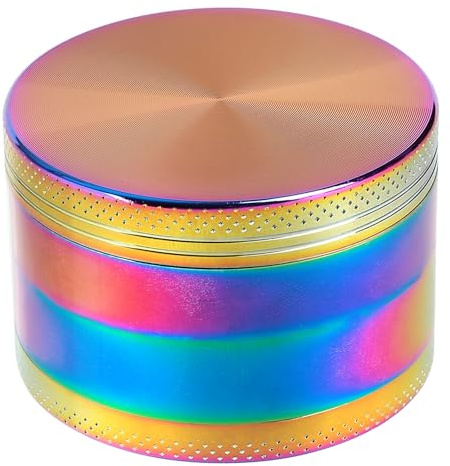 Sumye Hand Spice Grinder 63 mm (2.5 Inch) Zinc Alloy Multicolor