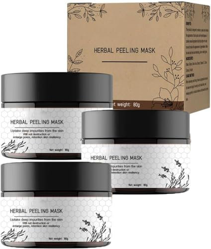 Natürliche reinigende Peelingmaske aus schwarzem Tee, Reinigungsmaske zur Entfernung von Mitessern, Peel-off-Maske, Poren verengende Maske, feuchtigkeitsspendende und hydratisierende Maske