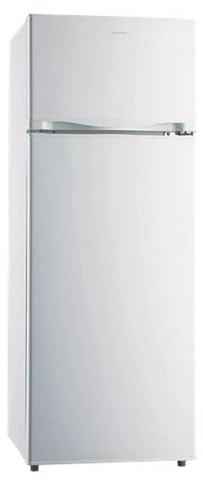 MILECTRIC Frigorifico Dos Puertas RFD-216D14BEA, 143 cm, 204 Litros, E, Ciclico, Puerta Reversible, Blanco