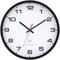 Warminn Horloge Murale Radio-pilotée de 30 cm avec Affichage des Secondes (Blanc+Noir, 30cm)