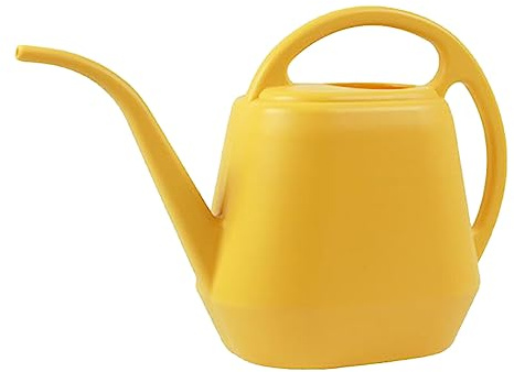 Annaffiatoio Innaffiatoio Annaffiatoio da giardino in plastica Beccuccio lungo Leggero e pratico Doccia da giardinaggio di grande capacità Innaffiatoio Plastica (Yellow, One Size)