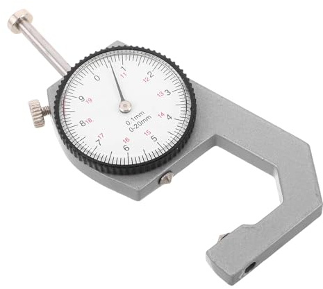 FRCOLOR Micrometro Esterno in Inossidabile Calibro per Strumenti Musicali Strumenti di Misurazione Micrometrici Spessimetro per Liuteria per Meccanici