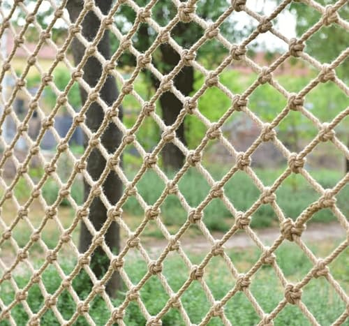 Red de seguridad anticaídas personalizable para jardín, balcón, azotea y escalera, barrera de privacidad y red de cuerda deportiva, decoración retro para interiores y exteriores