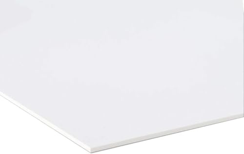 Pannello Forex PVC 5 mm – Bianco e Nero – Taglio Gratuito – Vari Formati per Quadri, Decorazioni, Cartellonistica e Progetti Creativi (Bianco opaco, cm 40x60)