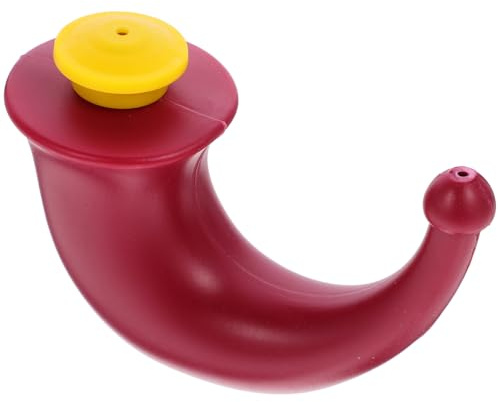 Healeved Rhino Horn Outil D’irrigation Nasale Rouge Yoga Neti Pot | Lavage Nez Adulte Douche Nasale Irrigation Nettoyeur Nez Adulte Nettoyage Rhinohorn Rouge Pour Sinusites Et Nasal
