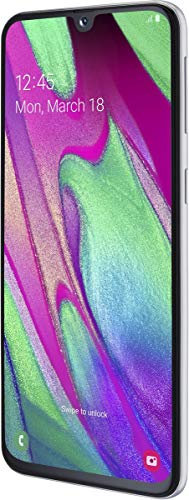 SAMSUNG Galaxy A40 - Smartphone Portable débloqué 4G (Ecran: 5, 9 Pouces - 64 Go - Double Nano-SIM - Android) - Blanc - Version Française