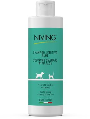 Shampoo con aloe per cani e gatti | Azione idratante | Pulizia profonda | Adatto per tutti i tipi di pelo | Formulazione delicata | Made in Italy | 250 ml
