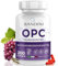 Bandini® OPC Extracto De Semilla De Uva 200 Cápsulas | 95% de OPC Puro máximo contenido según HPLC | 1052mg de Concentrado de Uva Roja Italianas y 24mg Vitamina C | Antioxidante, Circulación | 3 meses