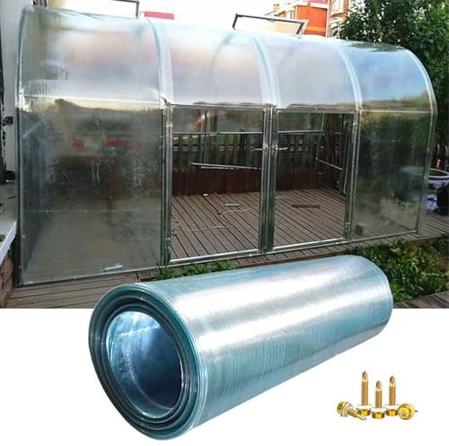 Polycarbonatplatten Dachplatten Glasfaserplatte,Vordach für Draußen Sonnenschutz Regenschutz,Gewächshaus Überdachung,Carports,Frühbeet Ersatzplatten,Leicht zu Schneiden (1,5m x 9m)